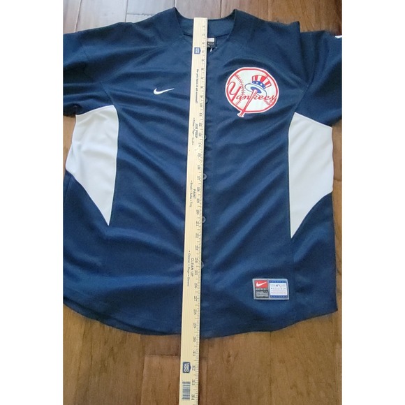 Vintage Nike Alex Rodriguez New York Yankees Blue MLB Jersey Sz L See DISCLOSURE - Picture 9 of 10